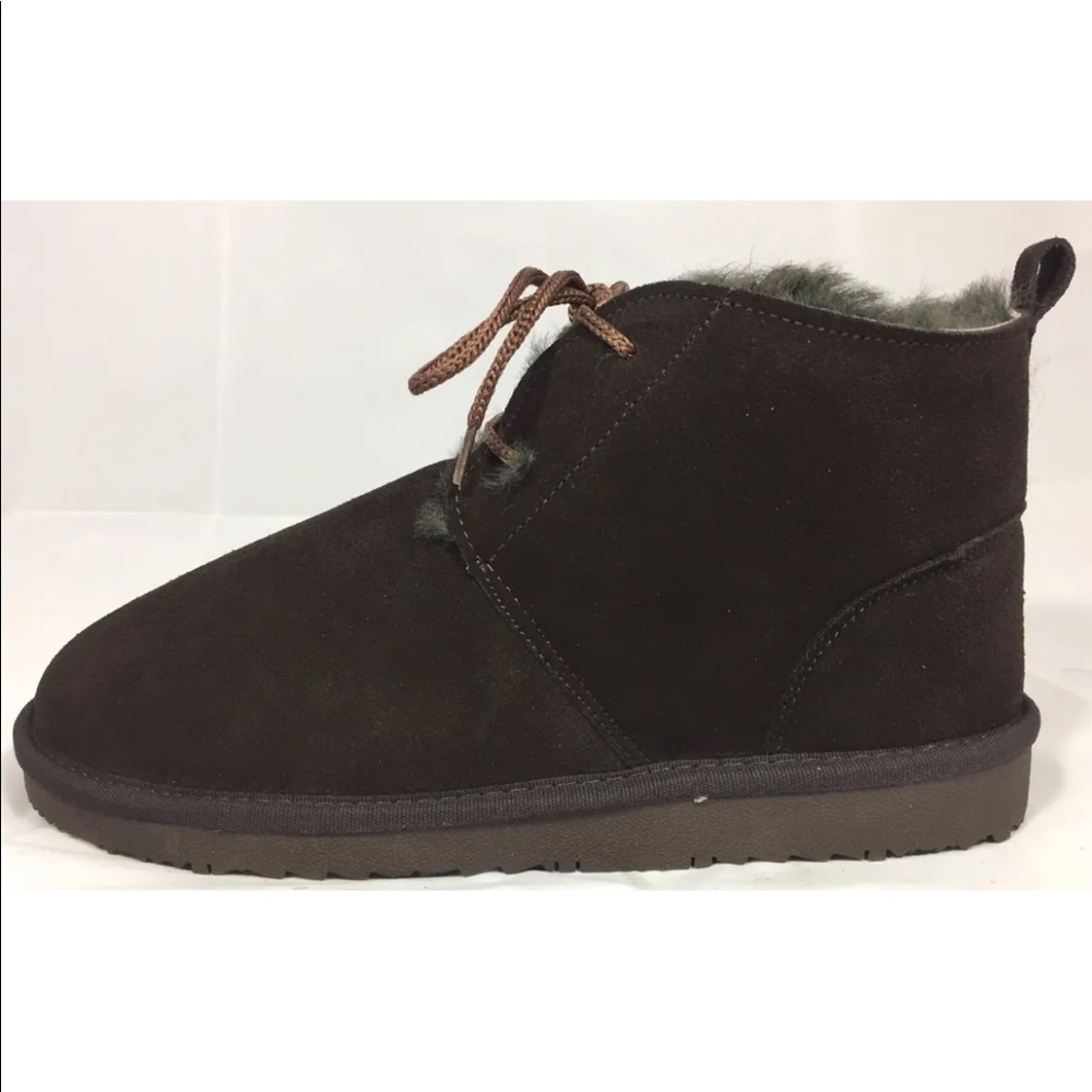 New AUABP Australia Mid Cut Boots Winter Women Choco Brown Leather Lining 11